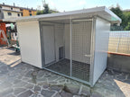 Box per Cani con Zona Notte + Zona Giorno + Copertura Totale