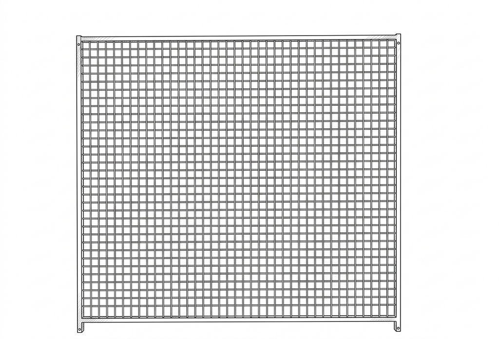 Cancelli e Pannelli standard in Rete Elettrosaldata Per Box Per Cani