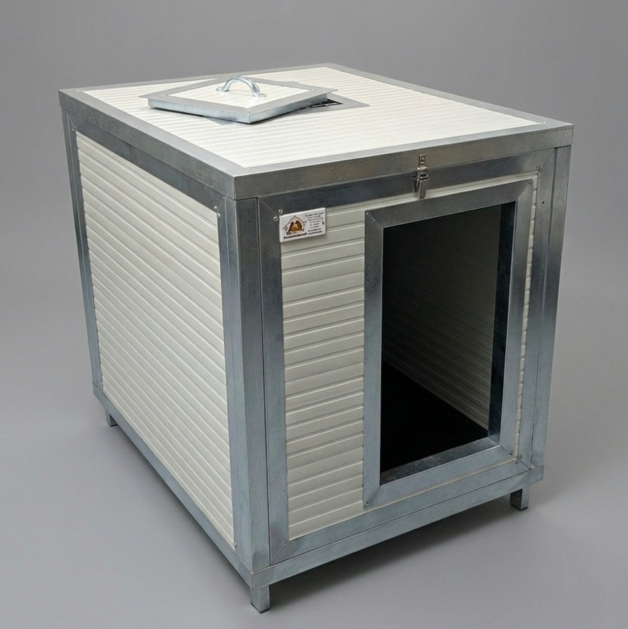 Cuccia Coibentata Riscaldata con Scasso Portalampada  - Tetto Pari (Uso Interno Box)
