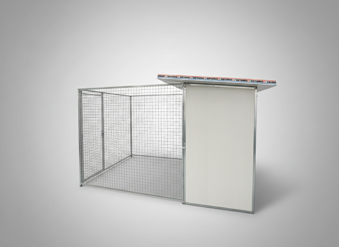 Box Unico Ambiente interno con Copertura Parziale