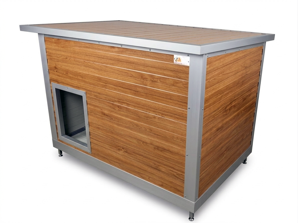 Cuccia Coibentata Deluxe in Finto Legno - Doppi Profili in Alluminio
