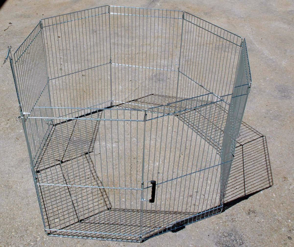 Recinto Standard Cuccioli Pieghevole Unito Alla Sala Parto - 8 Lati